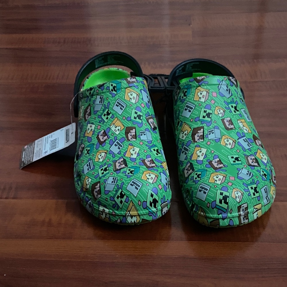 Kids Fun Green Character Slippers
